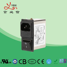 250VAC فیلتر برق EMI قدرت ، فیلتر سر و صدا ICE 320 سوکت IEC 320 برای تلویزیون