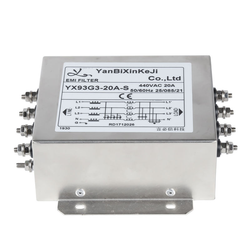 3 فاز 4 فیلتر EMI سیم 380V/520V
