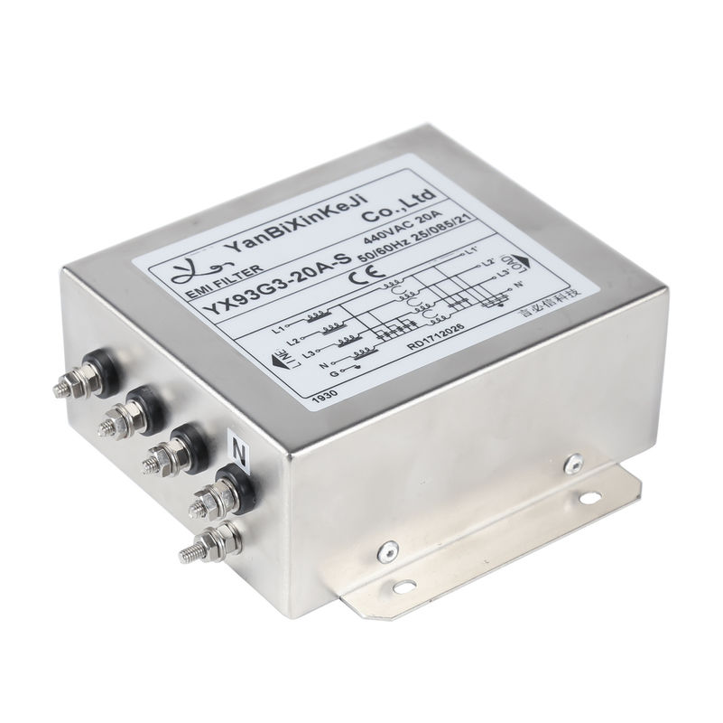 3 فاز 4 فیلتر EMI سیم 380V/520V