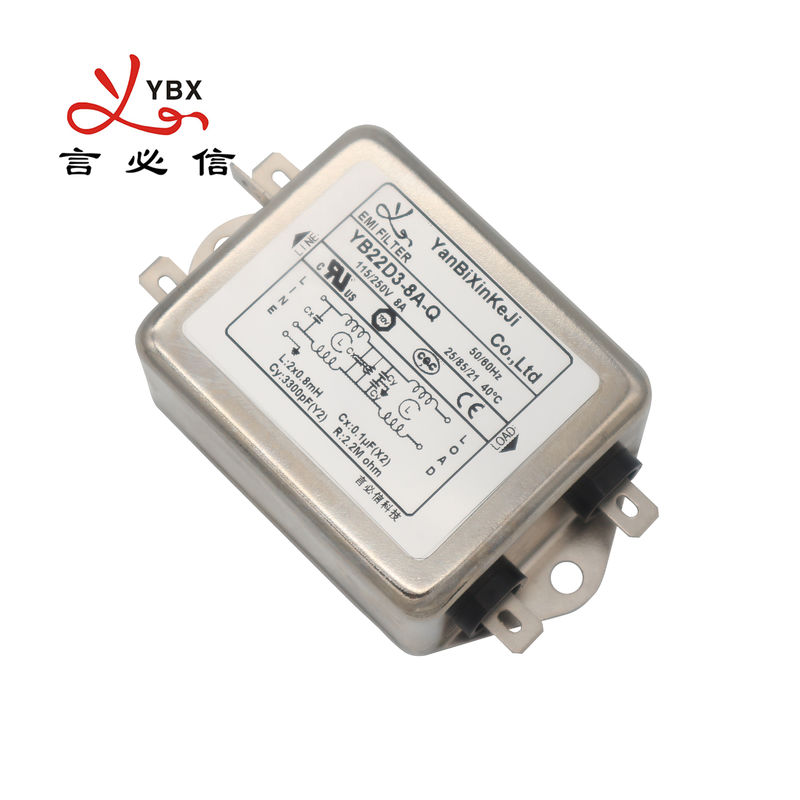 فیلترهای EMI YB22D3 فیلتر برق تک فاز برای تجهیزات مکانیکی