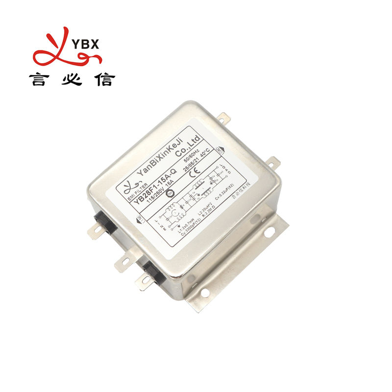 YB28F1-15A-Q فیلتر برق EMI خروجی سریع ترمینال فیلتر پایین گذر