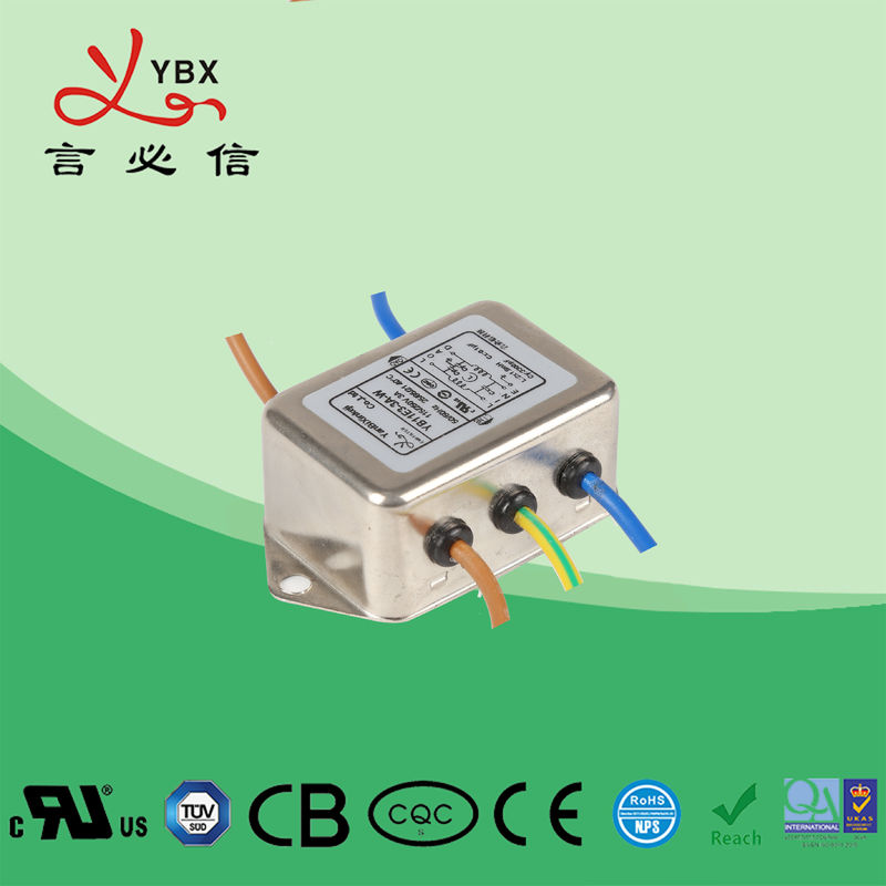 فیلتر فایروال خطی تک فاز، یخچال فیلتر EMI RFI Power Line