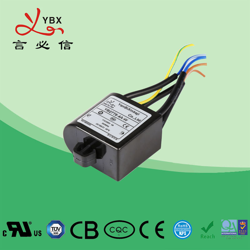 Yanbixin AC Power Line Emi Filter 16A 120V/250V Compact Power Filter