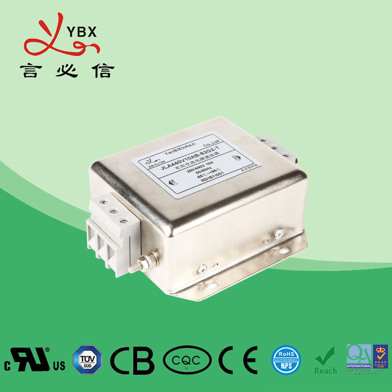 فیلتر فاز RFI تک فاز با عملکرد بالا Yanbixin / فیلتر سر و صدا RFI 110V 250VAC 6A