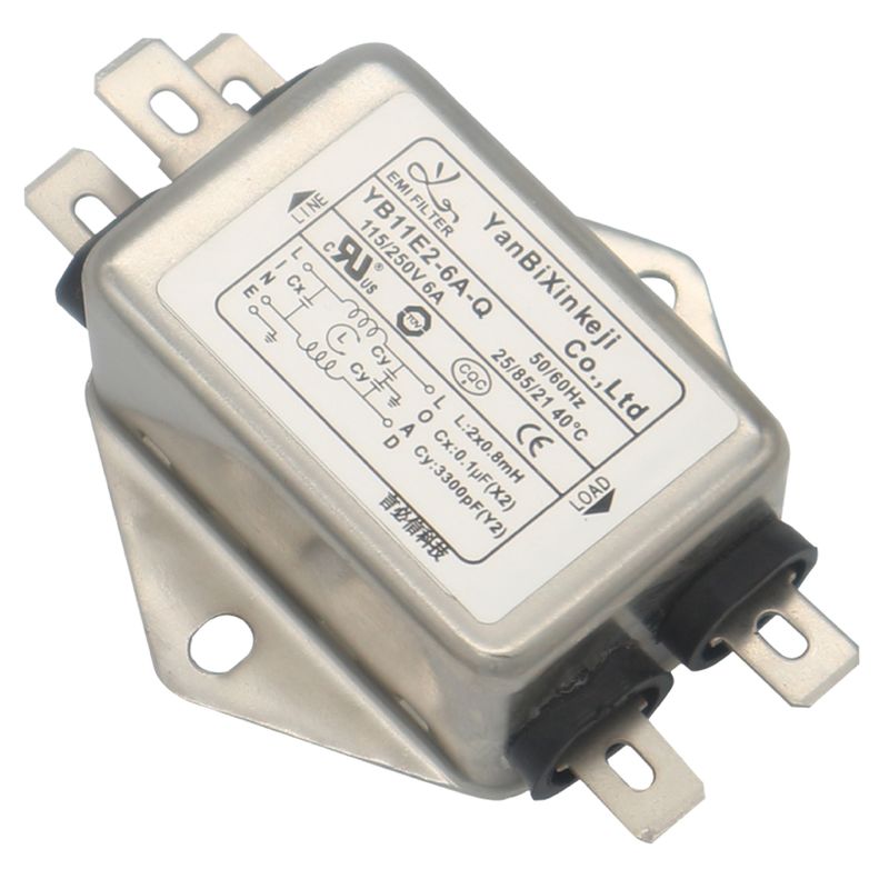 فروش Yanbixin فیلتر کوچک EMI EMC 115V 250V فیلتر تک فاز برای تجهیزات اندازه گیری